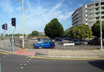 The site of the Black Diamond July 2008